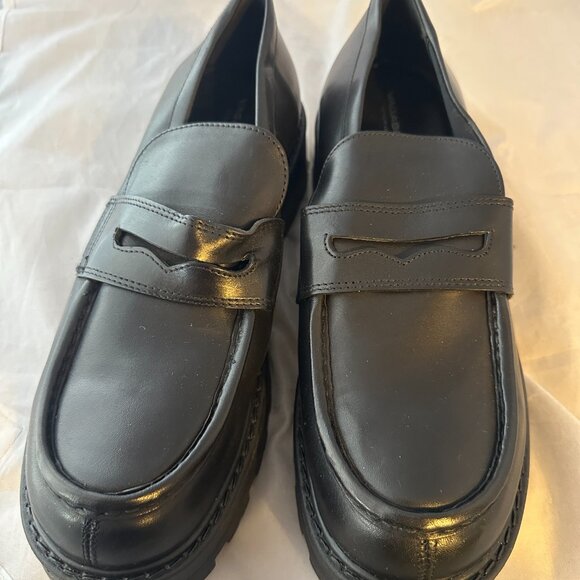 Black Leather Loafers - Picture 3 of 6